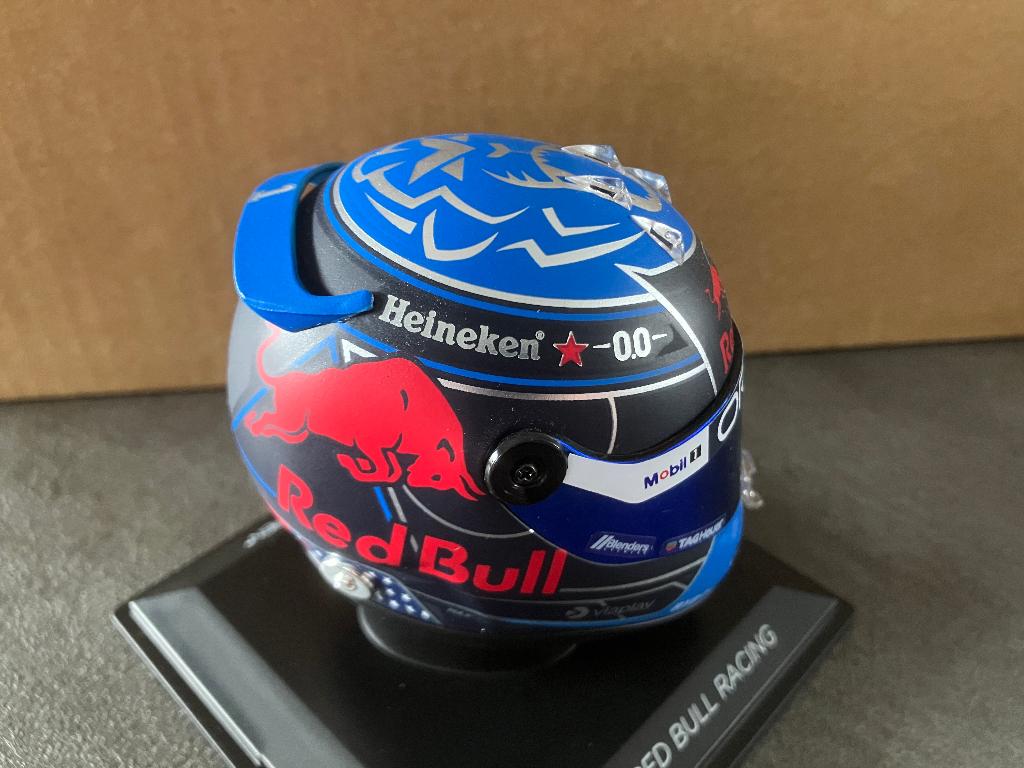 ✅ Max Verstappen 1:4 helm 2024 USA GP Red Bull RB20, Verzamelen, Automerken, Motoren en Formule 1, Ophalen of Verzenden, Nieuw