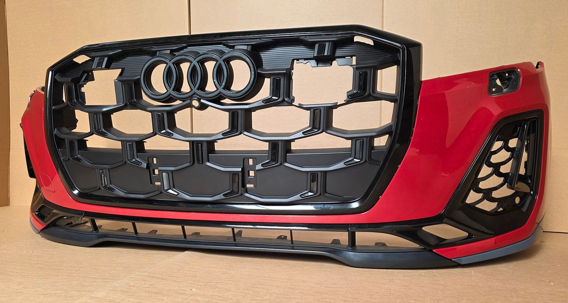Voorbumper Audi Q7 SQ7 S-line 4M 4M0 FACELIFT SLINE bj.2025-, Gebruikt, -, Voor, Ophalen of Verzenden