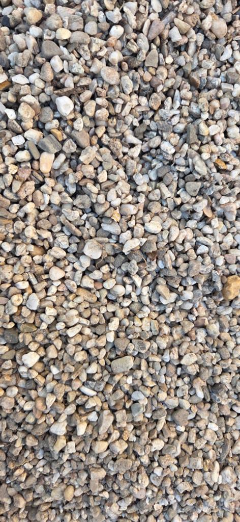 Siergrind / Split gemêleerd wit 5-8 mm, Tuin en Terras, Grind, Keien en Split, Gebruikt, Grind, Multi, Overige materialen, Ophalen