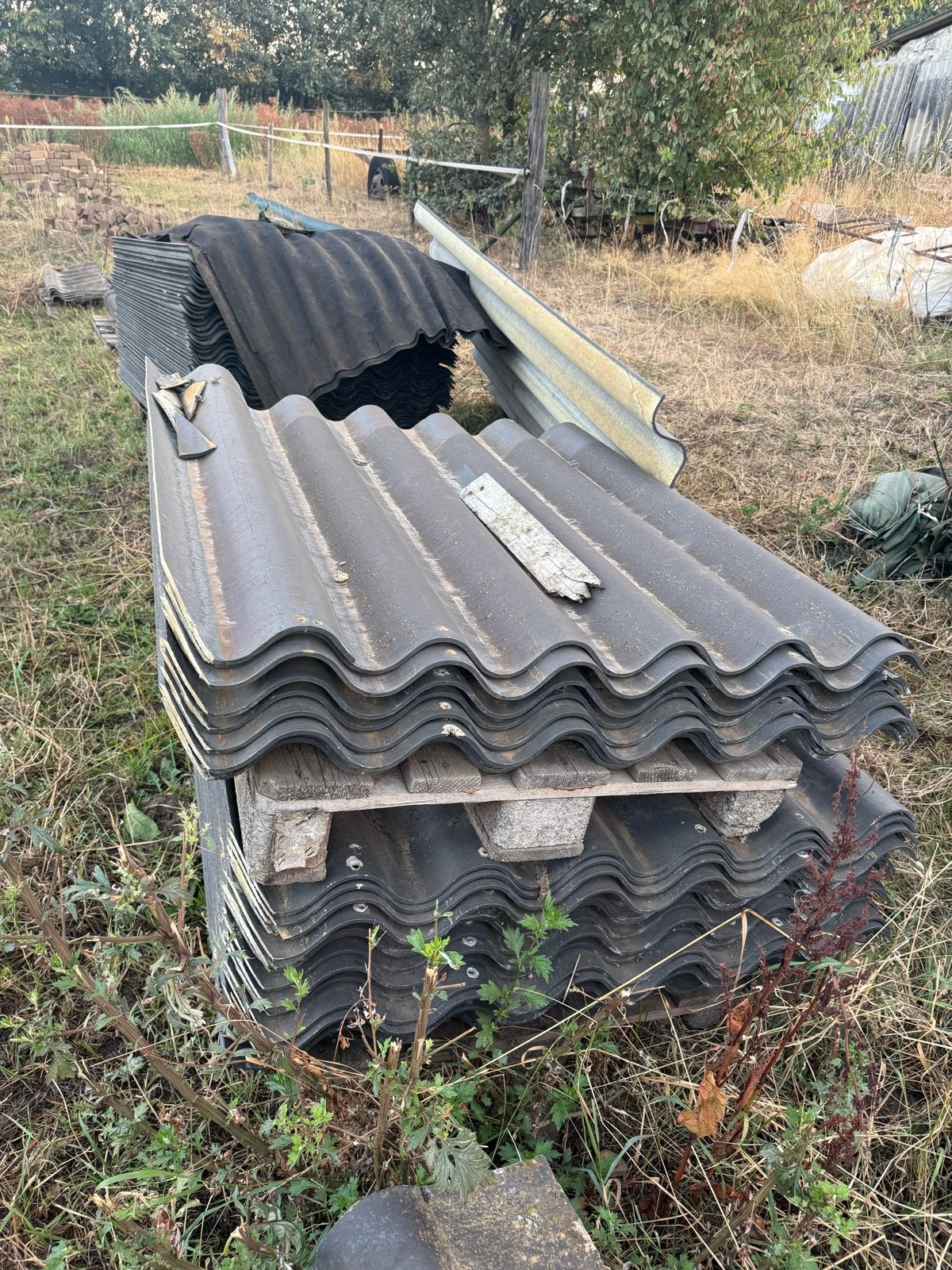 Gebruikte golfplaten en vorsten bouwjaar 2016, Ophalen, Overige materialen, Gebruikt, 15 m² of meer