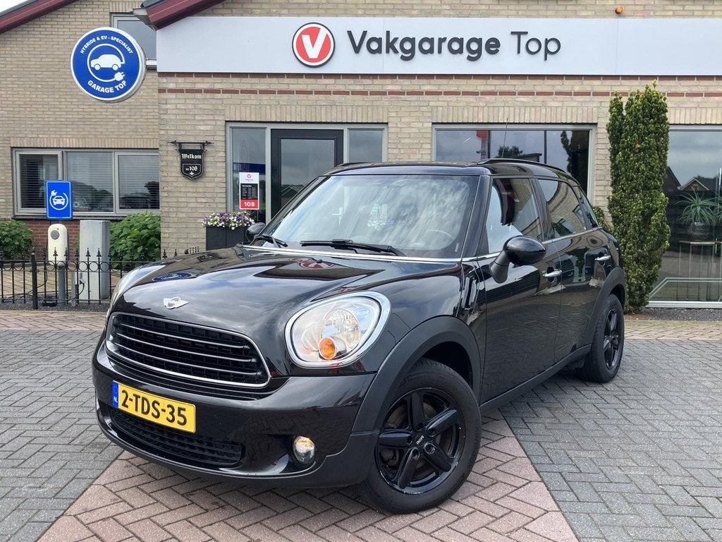 MINI Countryman 1.6 Cooper Business Line | Leder | Navi | NA, Auto's, Mini, Euro 5, Gebruikt, Zwart, 1000 kg
