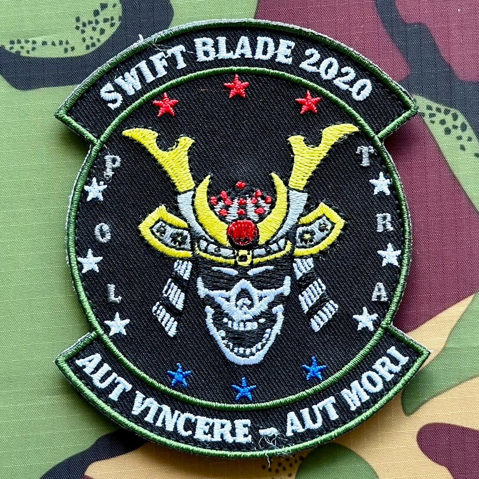 Patch RNLAF DHC Swift Blade 2020 POL (Petrol Oil Lubricant), Ophalen of Verzenden, Luchtmacht, Nederland, Embleem of Badge