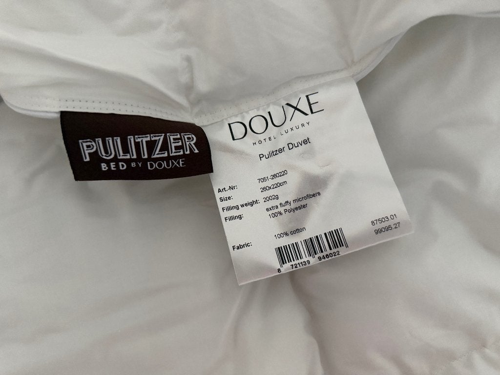 Pulitzer Dekbed All Year-Microfiber Fluffy Fill - 260x220cm, Ophalen, Wit, Tweepersoons, Deken of Dekbed