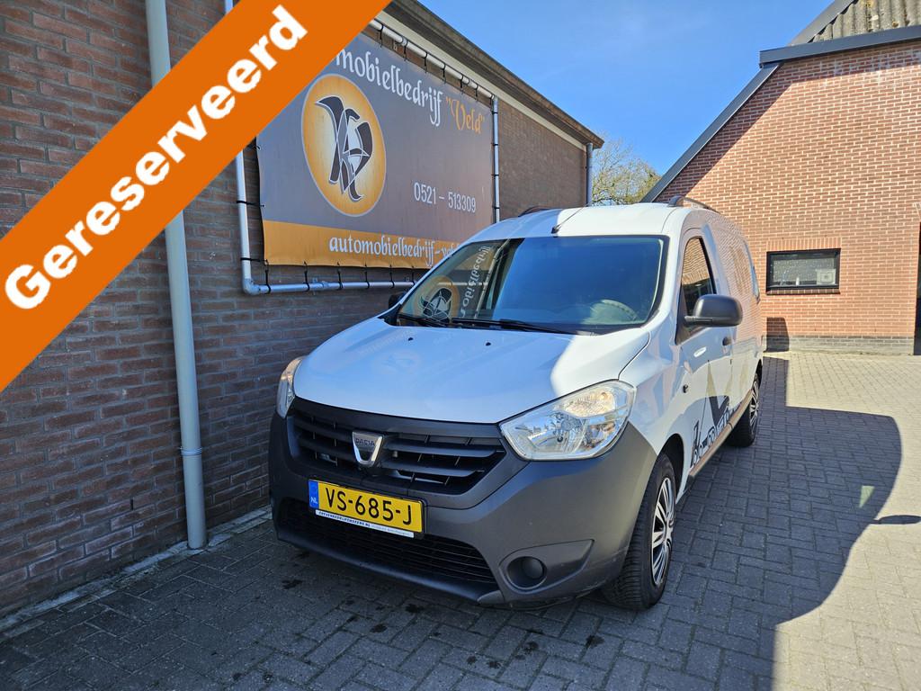 Dacia Dokker 1.5 dCi 75 Ambiance (bj 2015), Auto's, Euro 5, Stof, Gebruikt, Zwart