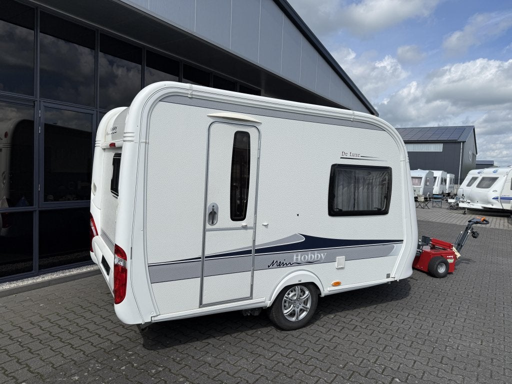 Hobby De Luxe 350 TB Kompakt + WC + Mover 850KG BJ 2012, Caravans en Kamperen, Caravans, Hobby, Tot en met 2, Bedrijf, Treinzit
