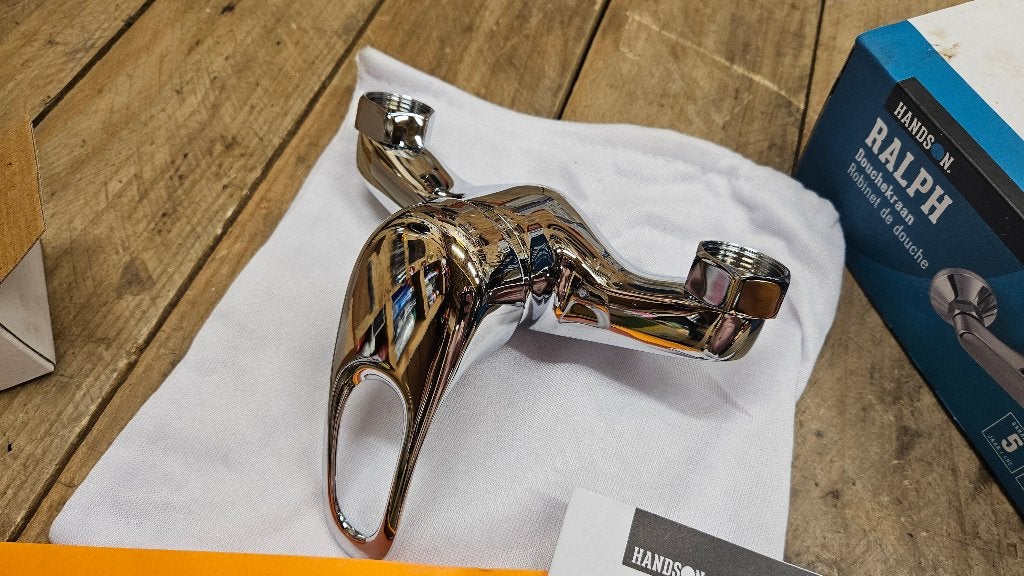 Handson Ralph Chroom Douchekraan / Mengkraan 15 cm, Ophalen of Verzenden, Nieuw, Chroom, Douche
