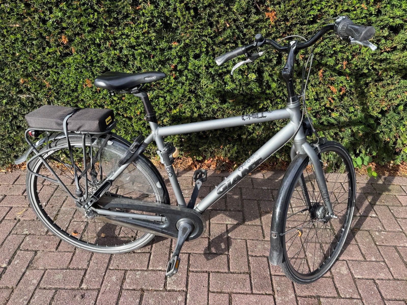 Giant Chill herenfiets (maat L), Fietsen en Brommers, Fietsen | Heren | Herenfietsen, Ophalen, Gebruikt, Velgrem, Versnellingen