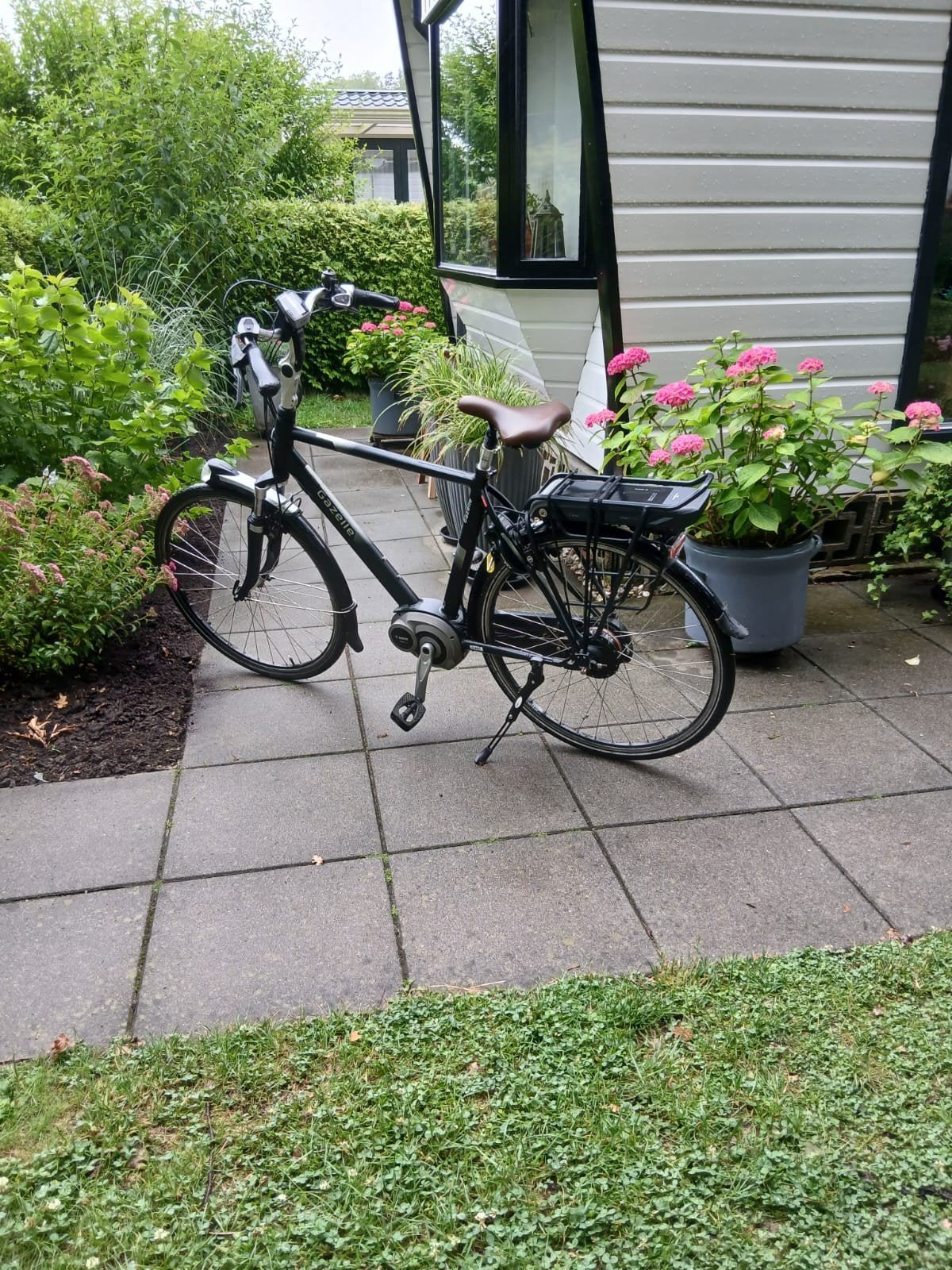 Gazelle orange heren ebike.(lees tekst), 55 tot 59 cm, Ophalen, Gebruikt, Gazelle