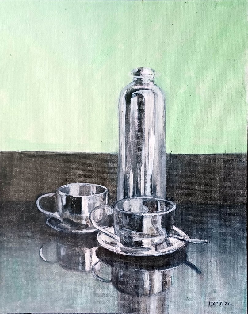 stilleven, schilderij, Antiek en Kunst, Kunst | Schilderijen | Klassiek, Paneel, Realistisch, Stilleven, Ophalen of Verzenden