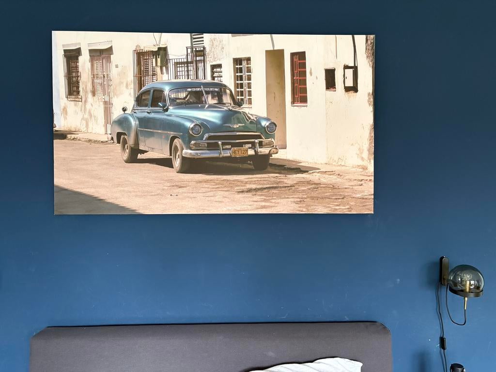 Vintage Auto Print, Ophalen of Verzenden, Zo goed als nieuw, Print, Minder dan 50 cm