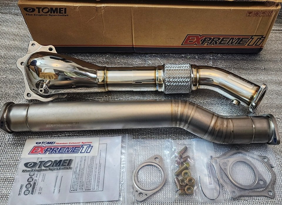 Tomei Turbo Elbow Outlet pipe set - Mitsubishi Evolution X