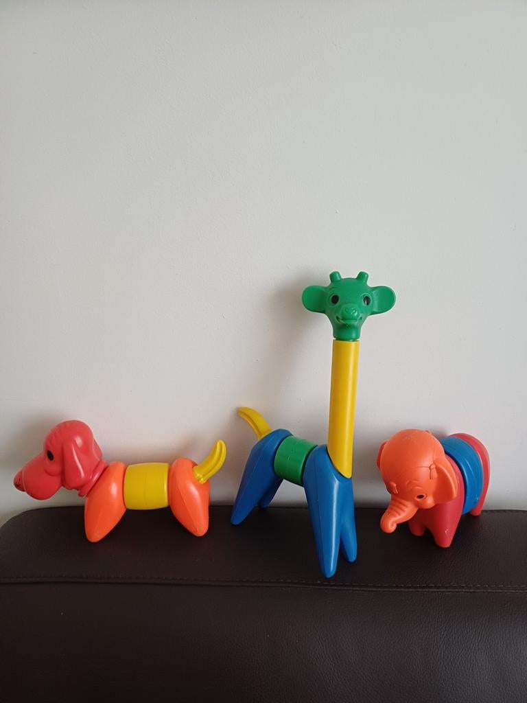 Tupperware speelgoed dieren retro jaren '70, Ophalen of Verzenden, Gebruikt, Jongen of Meisje