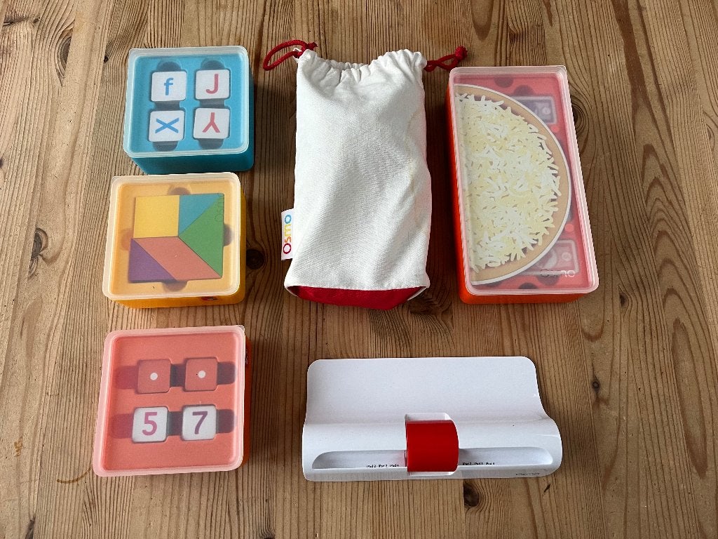 Osmo Starter Kit: Numbers, Words, Tangram, incl. Pizza game, Kinderen en Baby's, Speelgoed | Educatief en Creatief, Ophalen of Verzenden