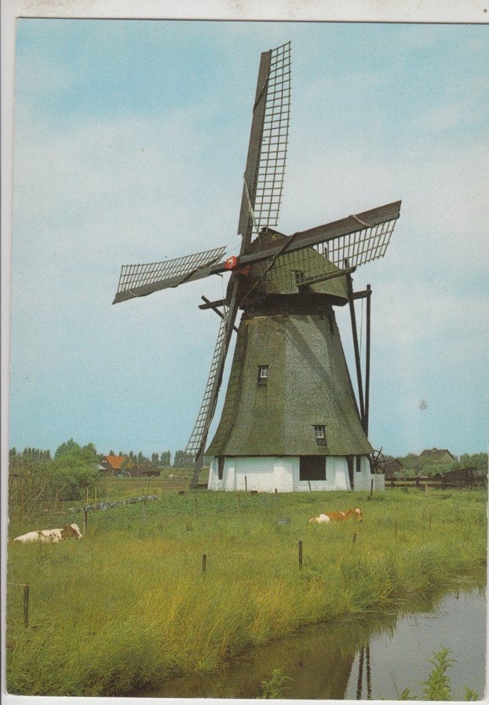 Werkendam Vervoornse Molen Poldermolen, Verzenden, 1980 tot heden, Noord-Holland