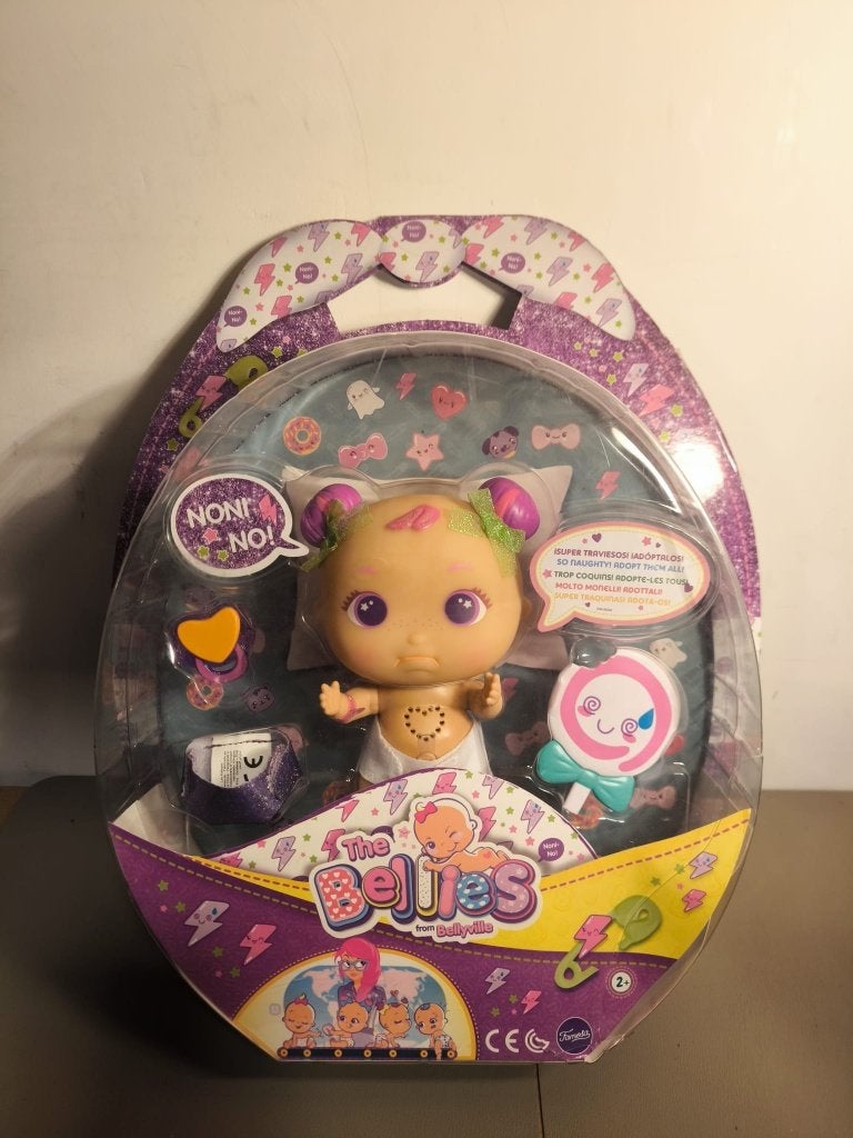 Famosa The Bellies: Noni-No! interactieve babypop (17 cm), Ophalen of Verzenden, Nieuw, Babypop