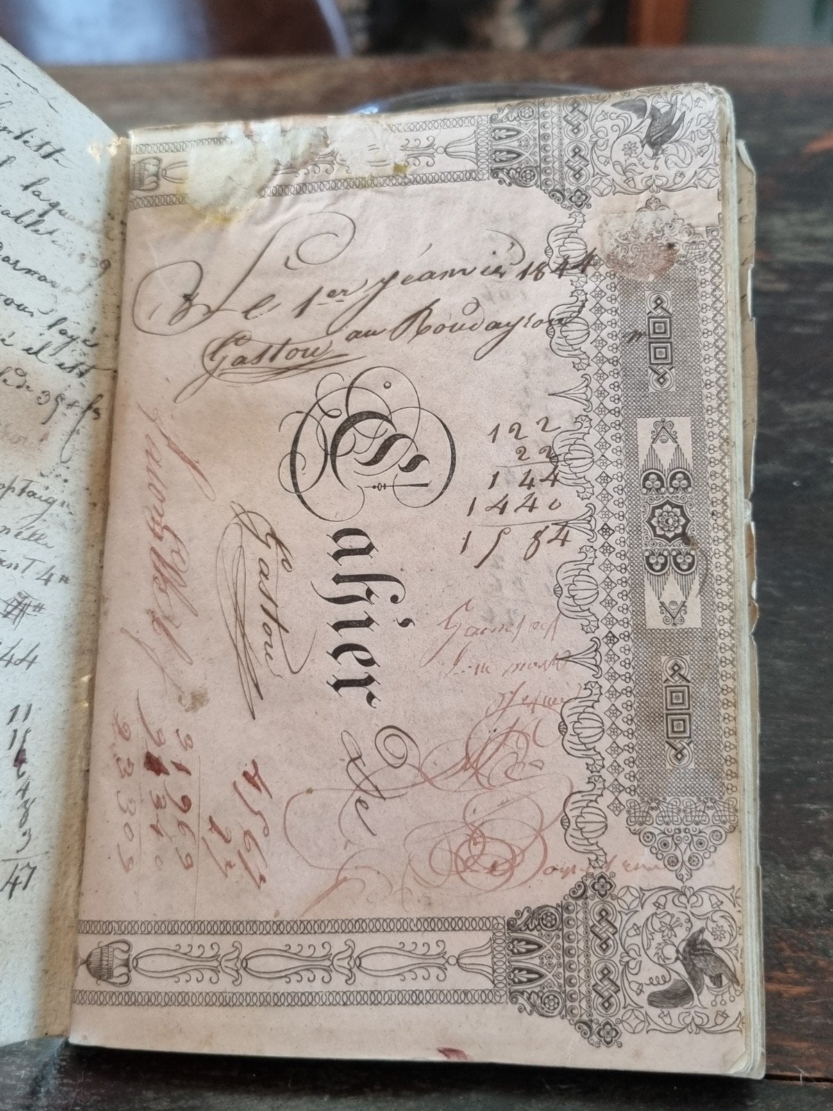 Antiek Frans Notitieboekje 1838 - Handgeschreven Cahier, Ophalen of Verzenden, Gastou