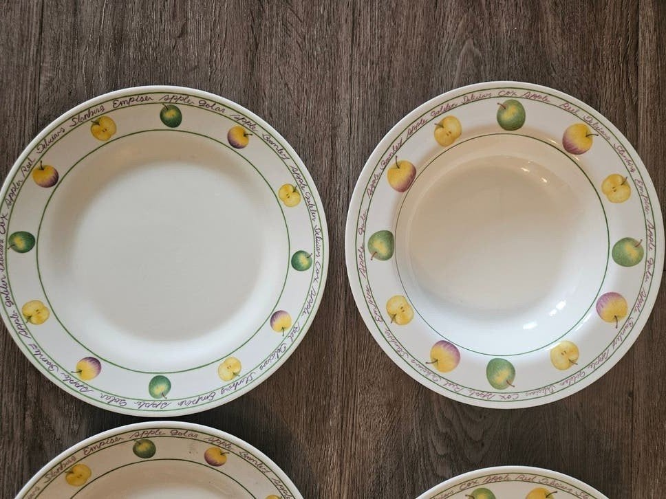 8 borden Country Lifestyle melamine camping/picknick, Ophalen of Verzenden, Overige materialen, Overige stijlen, Bord(en)