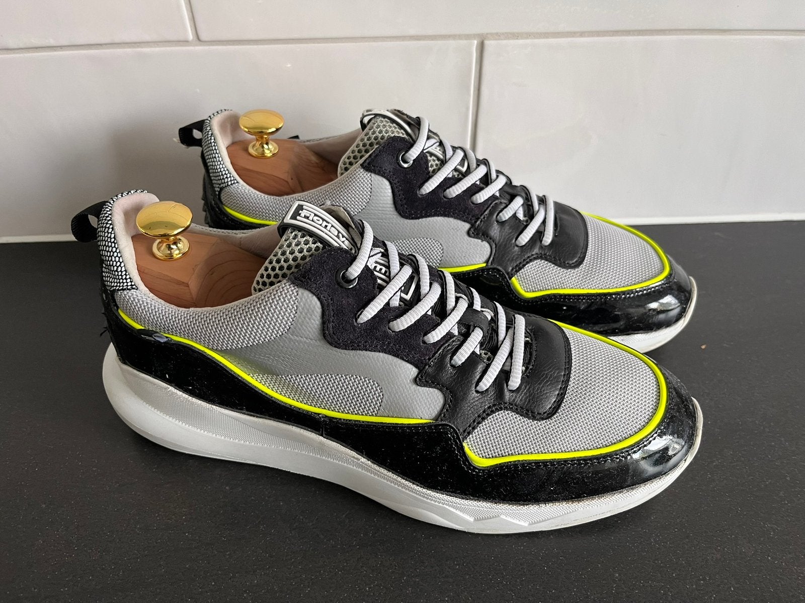 Floris van Bommel sneakers maat 7.5 / 41.5 weinig gedragen, Kleding | Heren, Floris van Bommel, Overige kleuren, Floris van Bommel