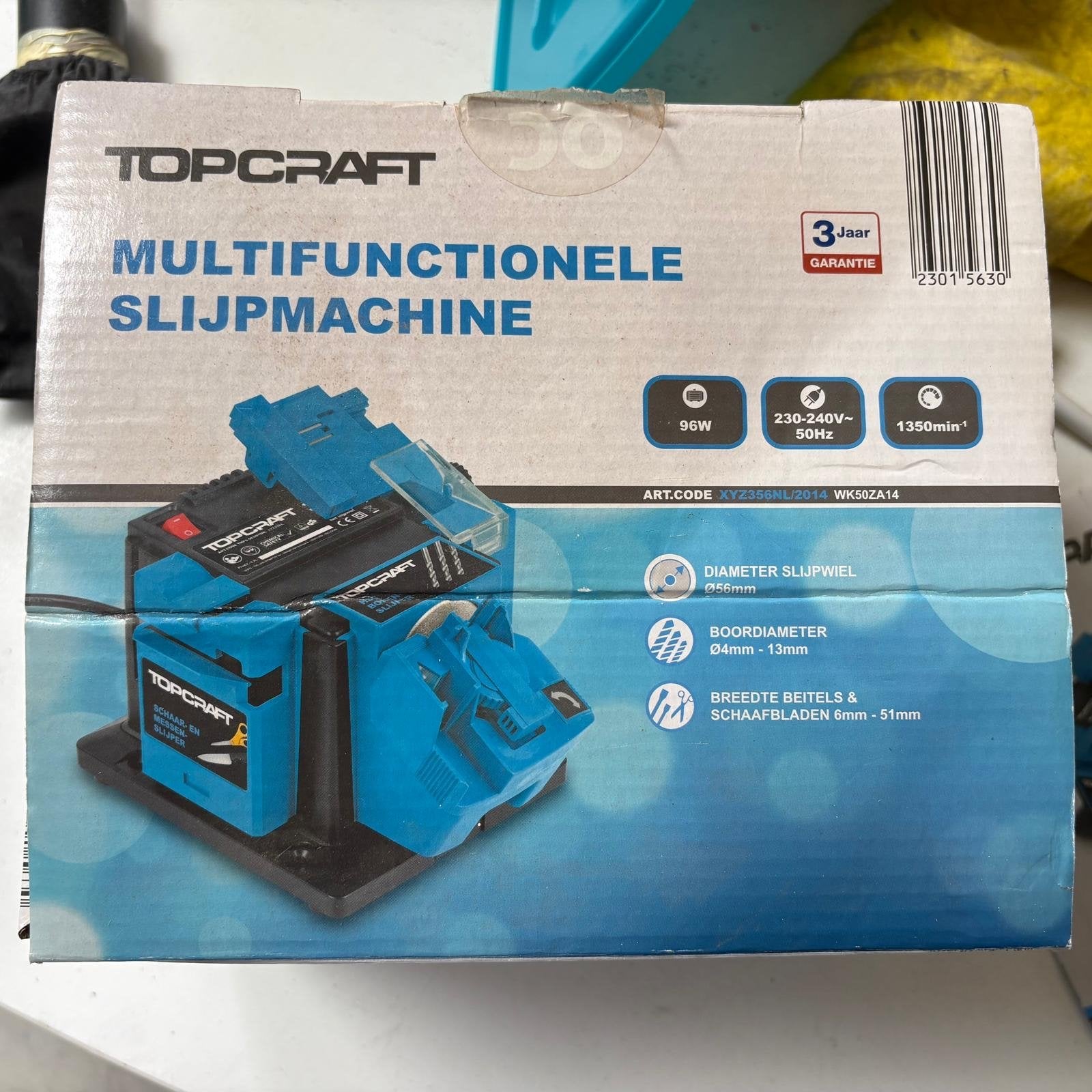 Topcraft Multifunctionele Slijpmachine XYZ 356 NL/2014, Ophalen, Gebruikt, Minder dan 700 watt, Overige typen