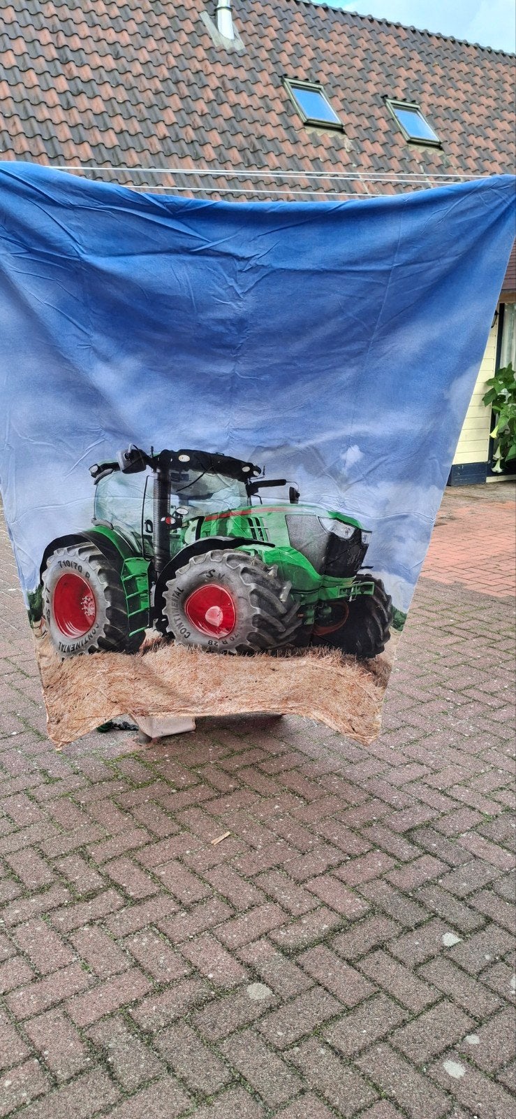 dekbedovertrek, Ophalen