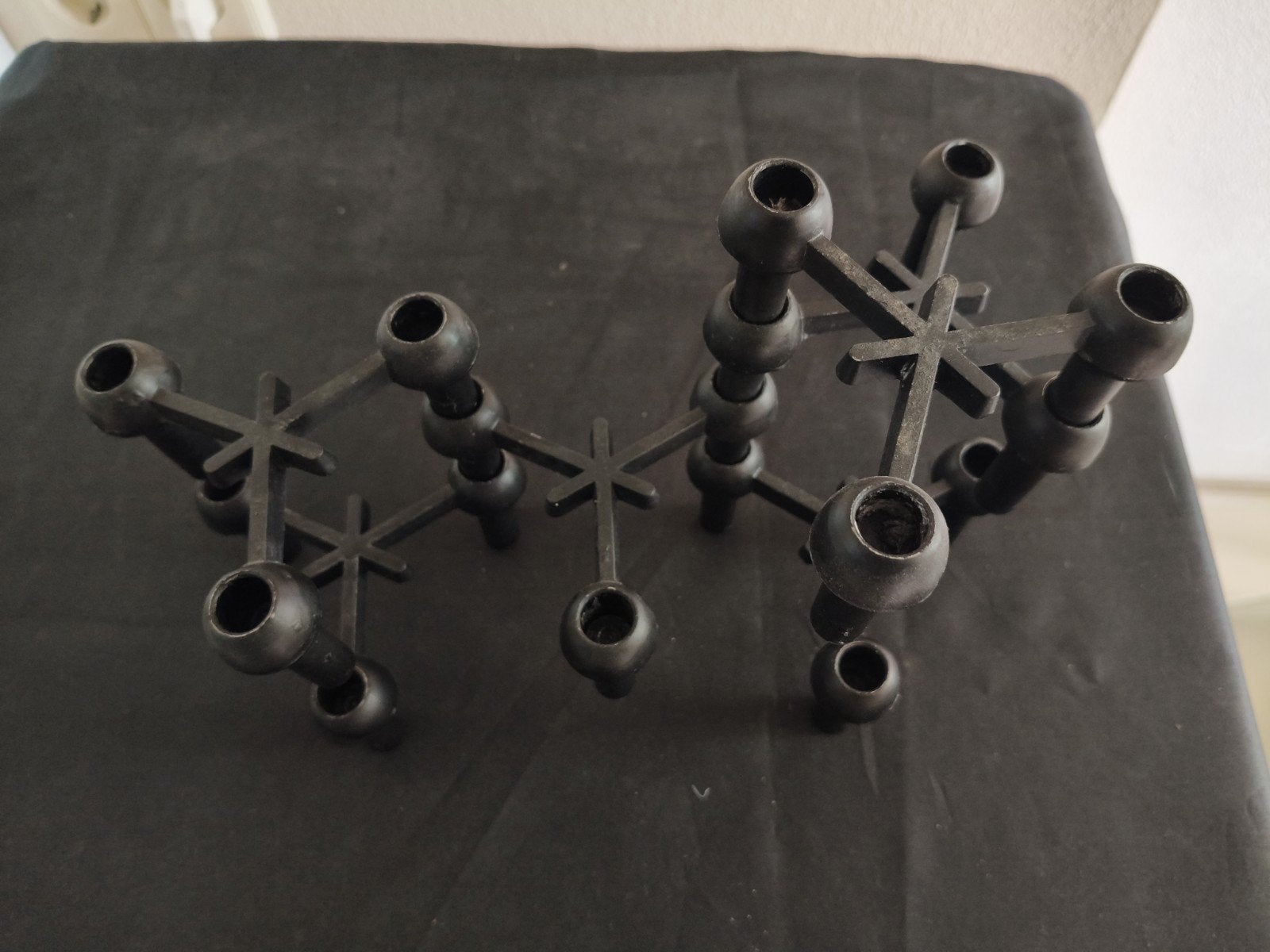 Vintage Fritz Nagel Stoff kandelaars (6 stuks), Ophalen of Verzenden
