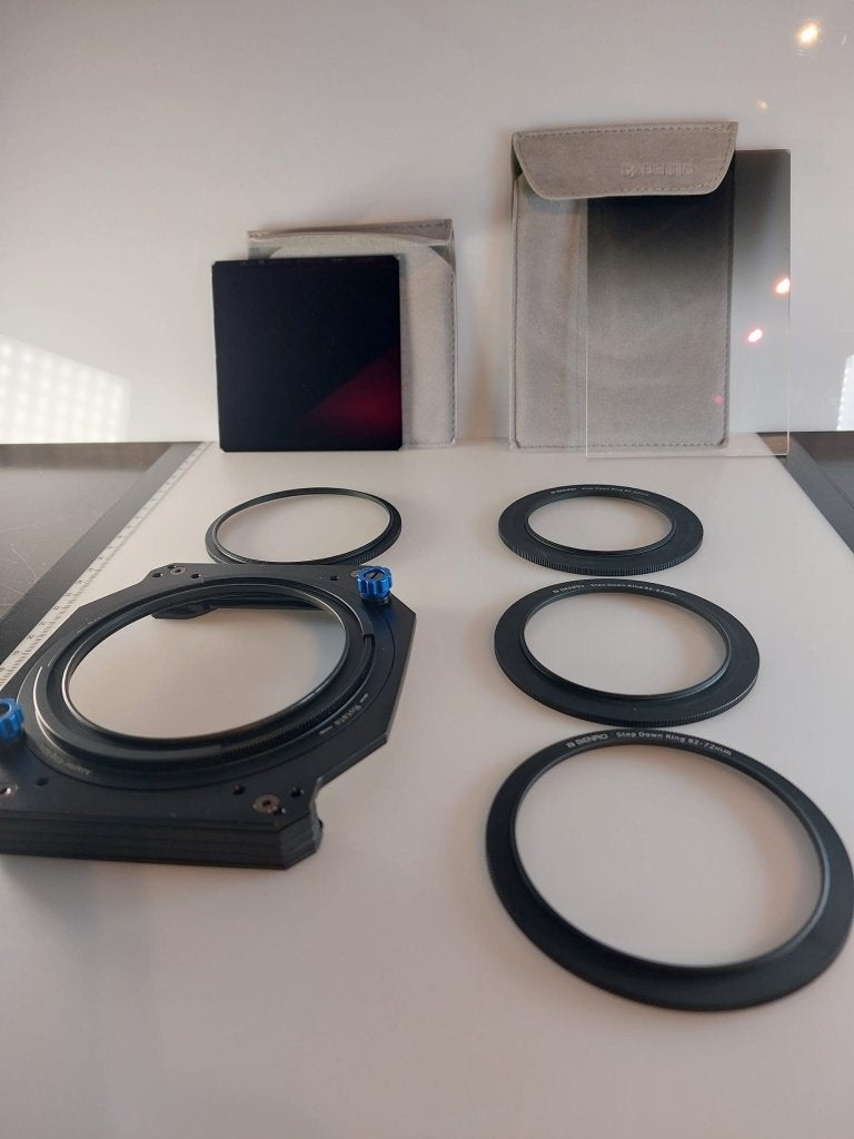 Benro filterset, Ophalen, ND-filter, Zo goed als nieuw, Inclusief opbergcase