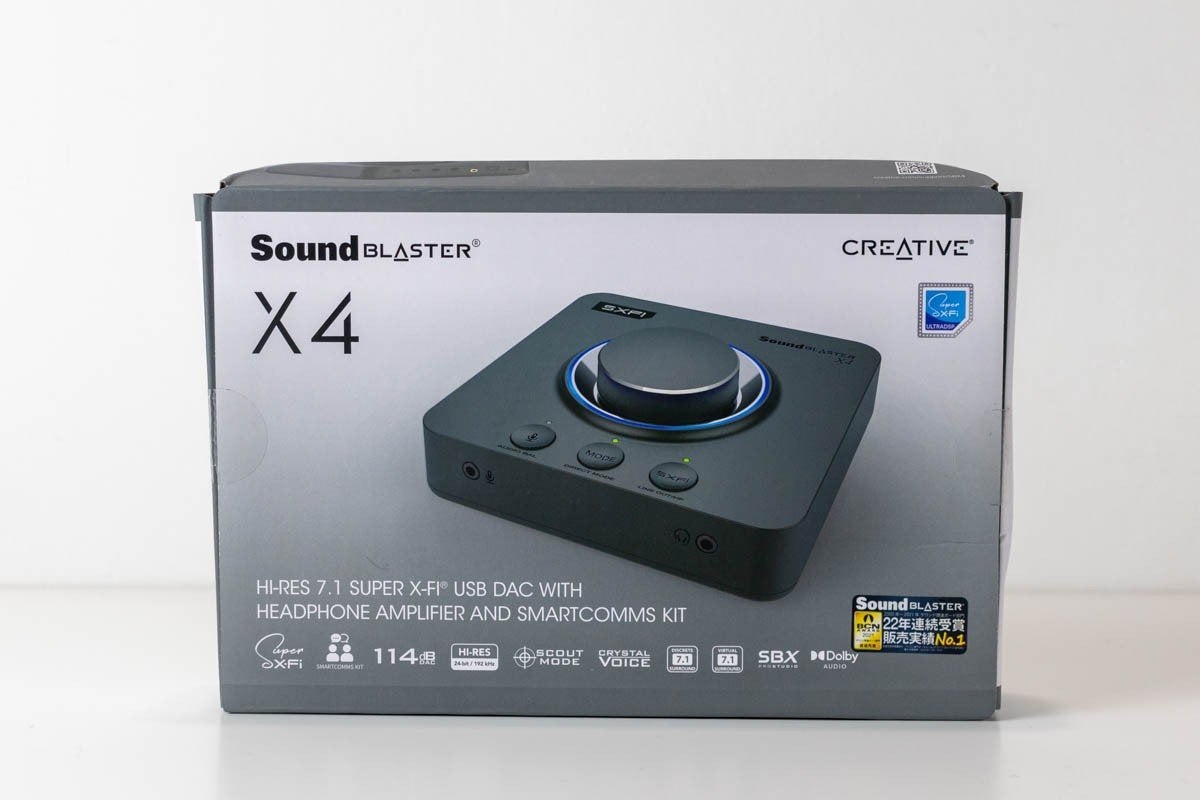 Sound Blaster X4 Hi-Res 7.1 USB DAC, Computers en Software, Ophalen, Zo goed als nieuw