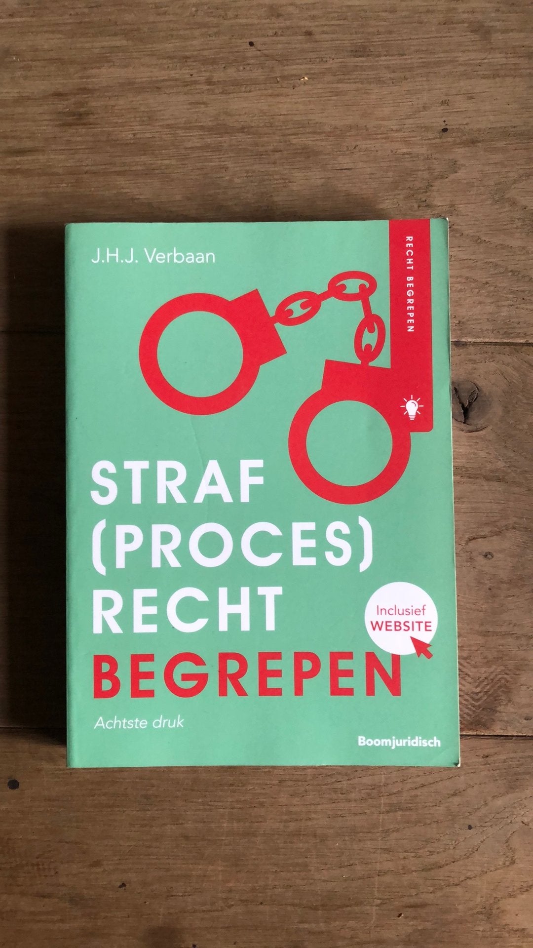 J.H.J. Verbaan - Straf(proces)recht begrepen, Ophalen of Verzenden, Zo goed als nieuw, J.H.J. Verbaan