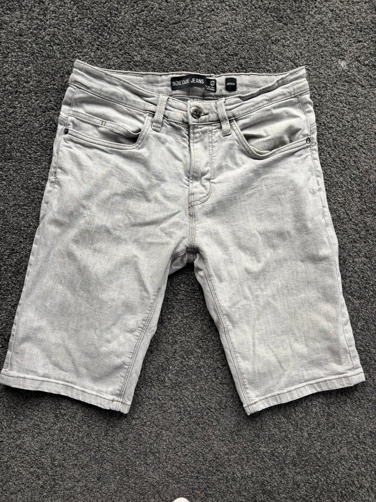 Mooie indicode korte jeans spijkerbroek maat m, Ophalen of Verzenden, Zo goed als nieuw, Blauw