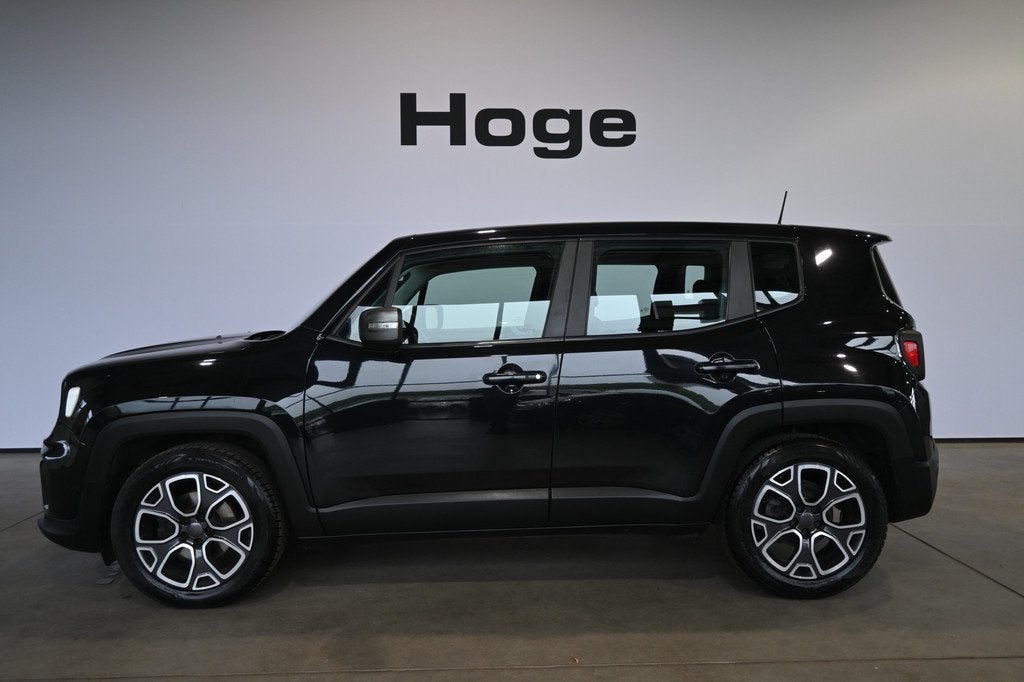 Jeep Renegade 1.3T DDCT Limited Automaat Clima Carplay Cruis, Stof, Gebruikt, 4 cilinders, Zwart