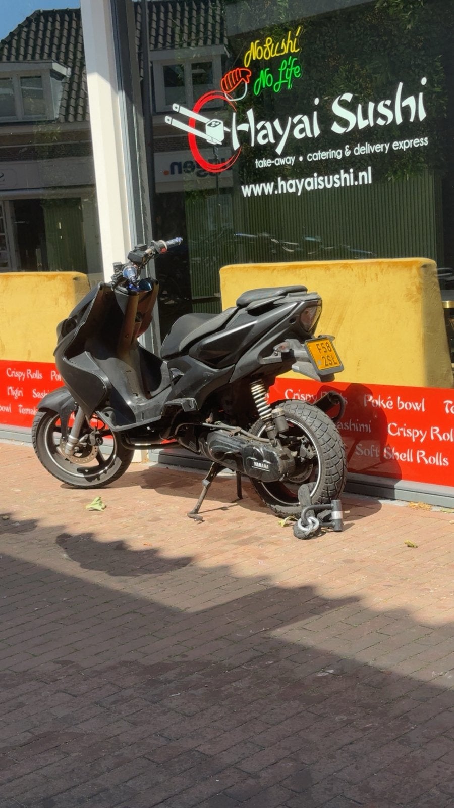 70cc aerox 2013 met begrenzer, Fietsen en Brommers, Scooters | Yamaha, Ophalen, Zo goed als nieuw, Tweetakt, Aerox