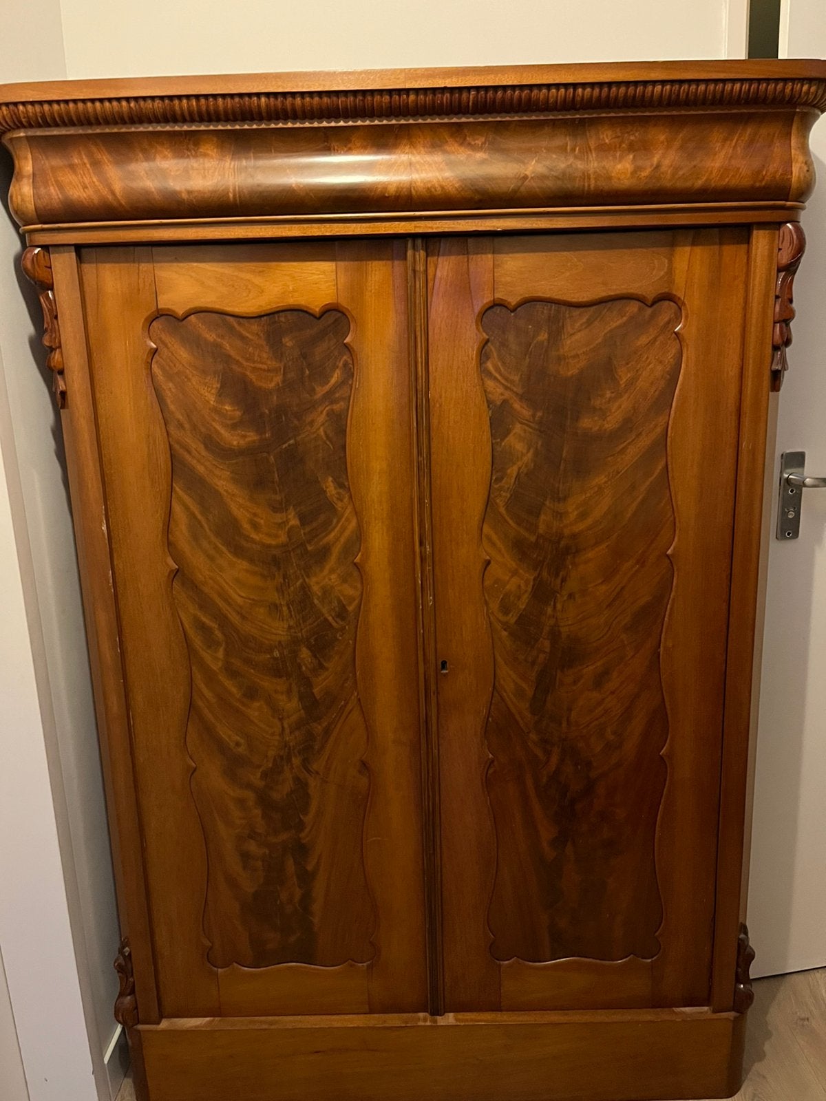 Biedermeier kast mahonie, Antiek en Kunst, Antiek | Meubels | Kasten, Ophalen