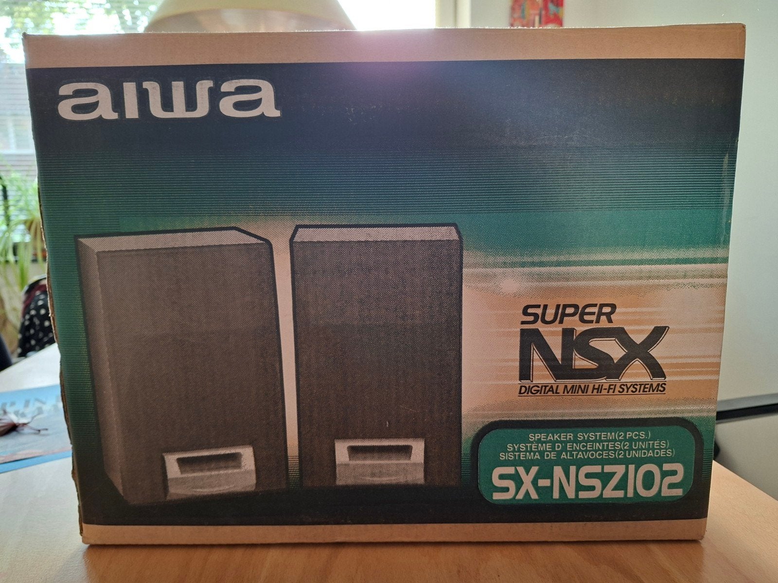 Aiwa SX-NSZ102 Digitale Mini Hi-Fi Systeem Speakers, Overige merken, Nieuw, Ophalen of Verzenden, Microset