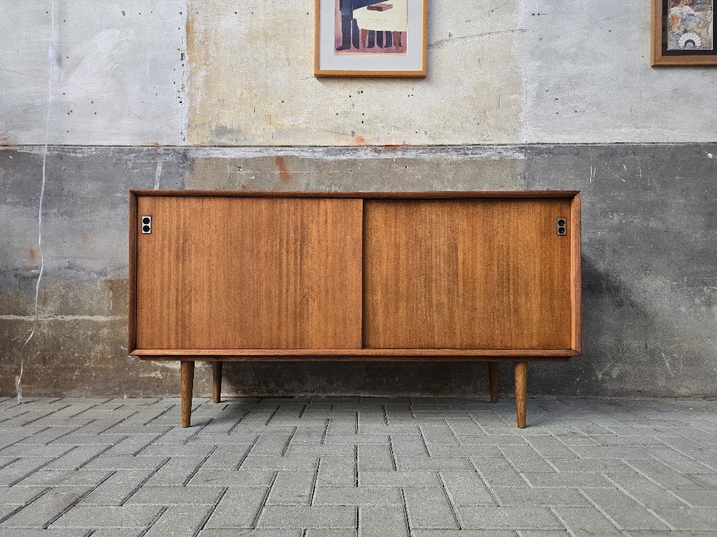 Mid Century Deens Design Kast | Lowboard Dressoir A Vodder 2, Huis en Inrichting, 150 tot 200 cm, Ophalen of Verzenden, 25 tot 50 cm