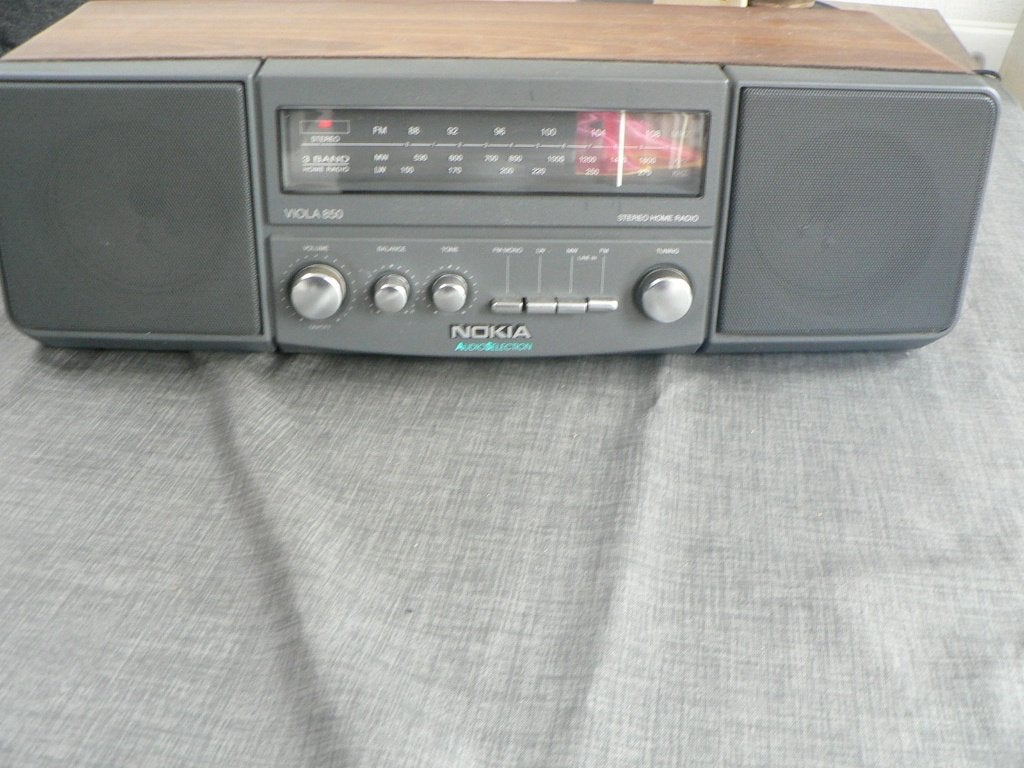 NOKIA RADIO VIOLA HR 850 STEREO RADIO VINTAGE, Ophalen of Verzenden, Gebruikt, Radio
