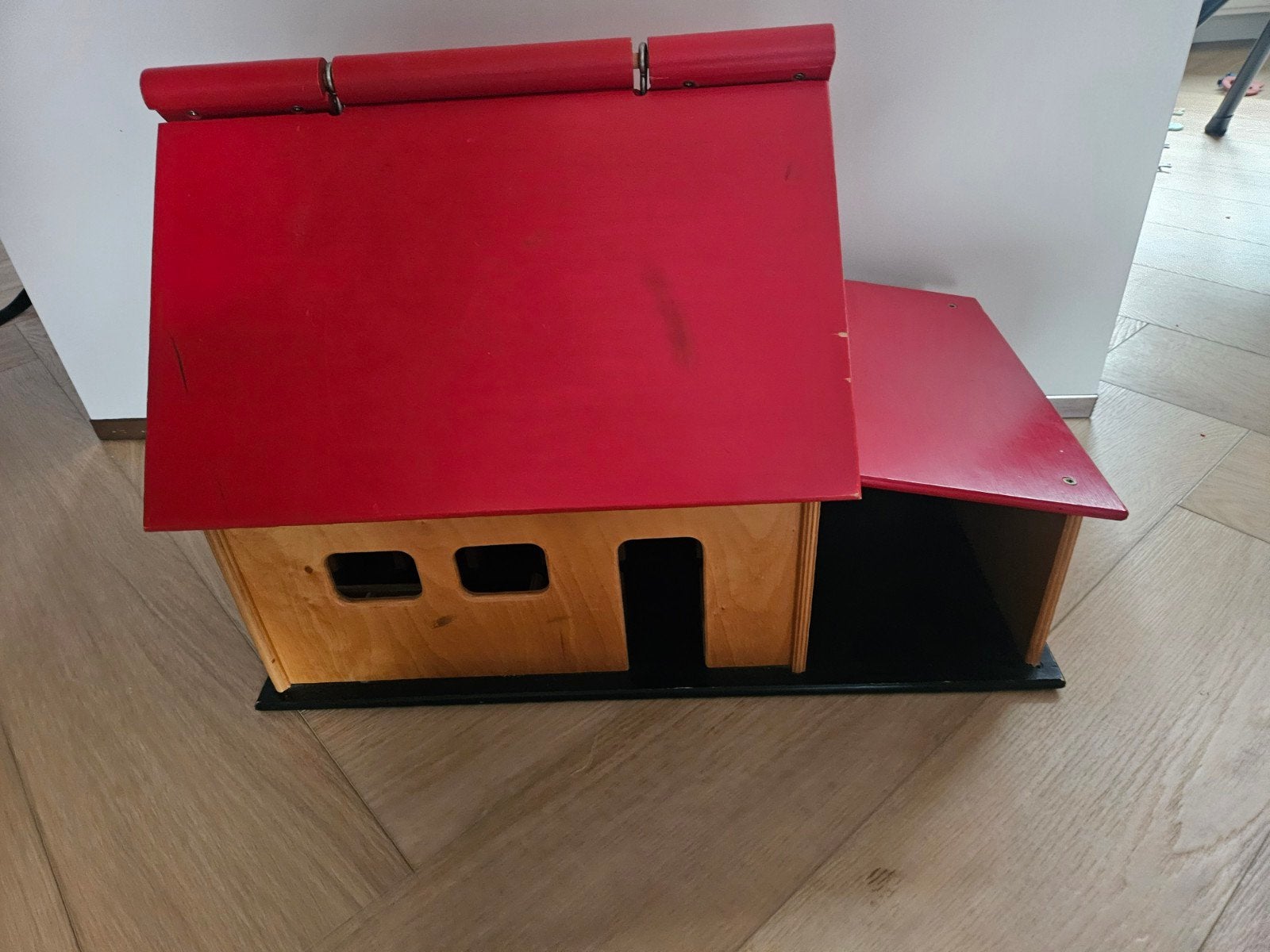 houten speelgoed boederij, Ophalen, Gebruikt, Poppenhuis