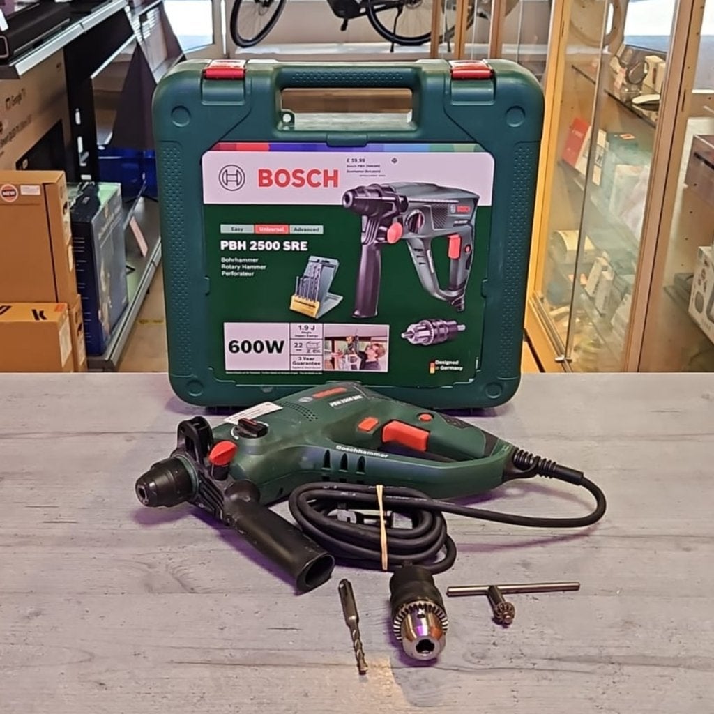 Bosch PBH 2500SRE Boorhamer Bekabeld, Bosch, Gebruikt, Support@bosch.com, Robert Bosch GmbH
Robert-Bosch-Platz 1
70839 Gerlingen-SchillerhÃ¶he
Germany