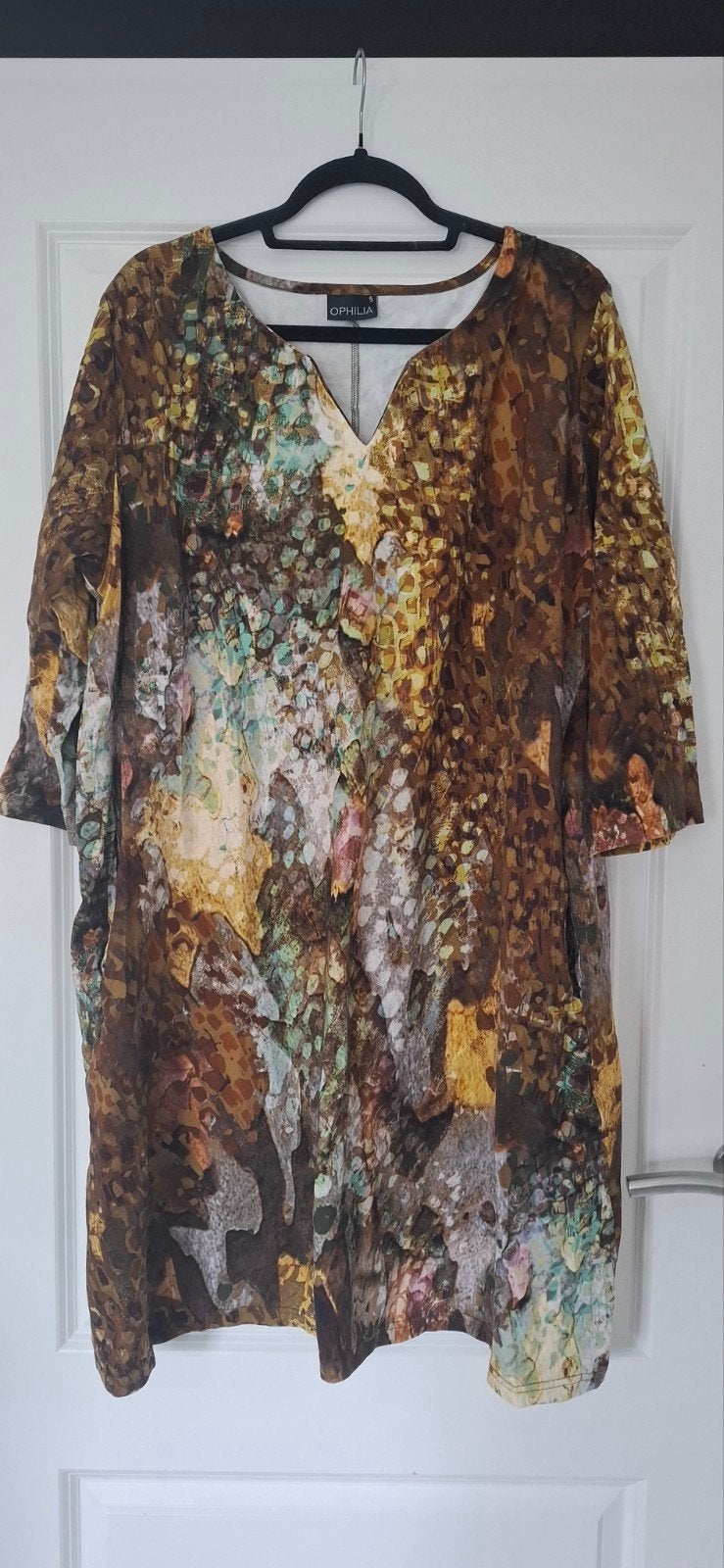 Ophilia jurk maat 5 (50/52), Kleding | Dames, Grote Maten, Overige kleuren, Jurk, Ophalen of Verzenden, Zo goed als nieuw