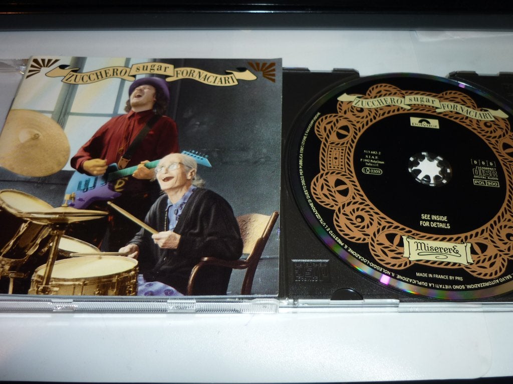 Zucchero de cd miserere, Verzenden, Zo goed als nieuw, Poprock
