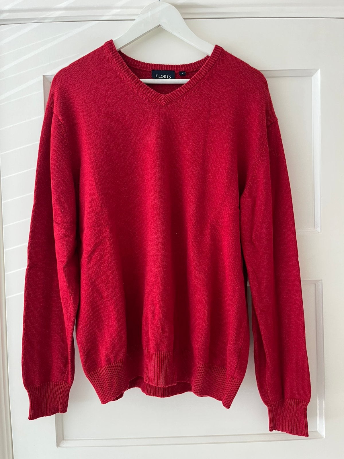 Rode herentrui van Floris maat L, Kleding | Heren, Truien en Vesten, Ophalen of Verzenden, Zo goed als nieuw, Rood
