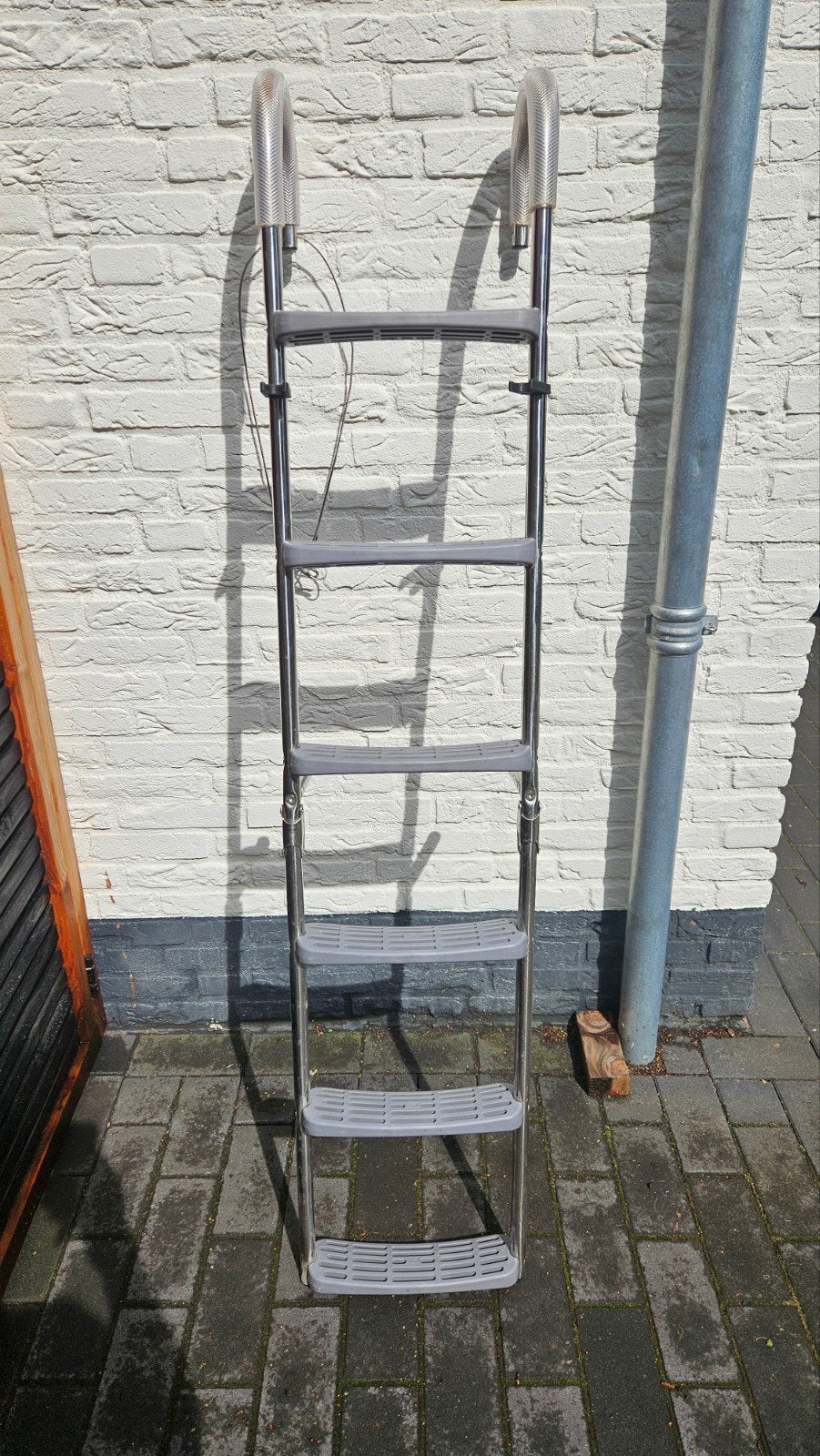 Plastimo RVS Zwemtrap - Opvouwbaar, 6 treden, Ophalen of Verzenden