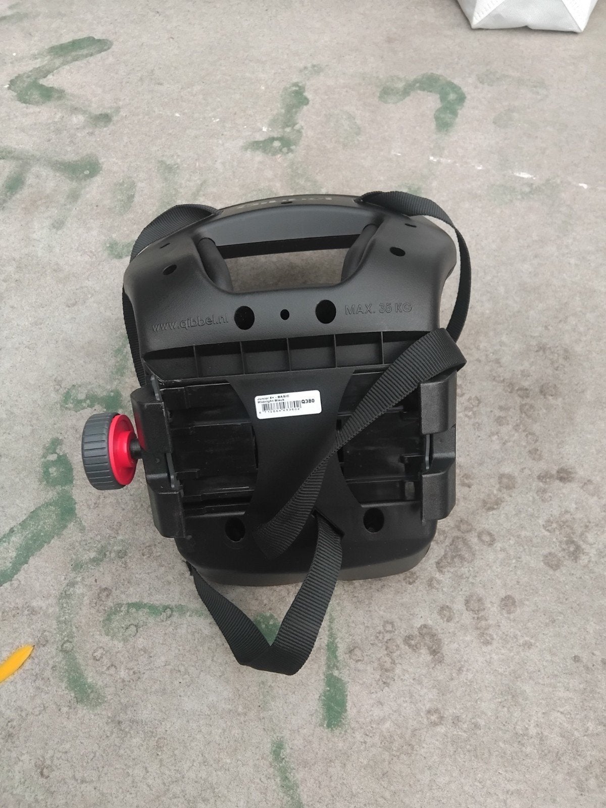 Qibbel Junior Fietsstoeltje - Max 35 kg - Zwart, Fietsen en Brommers, Ophalen of Verzenden