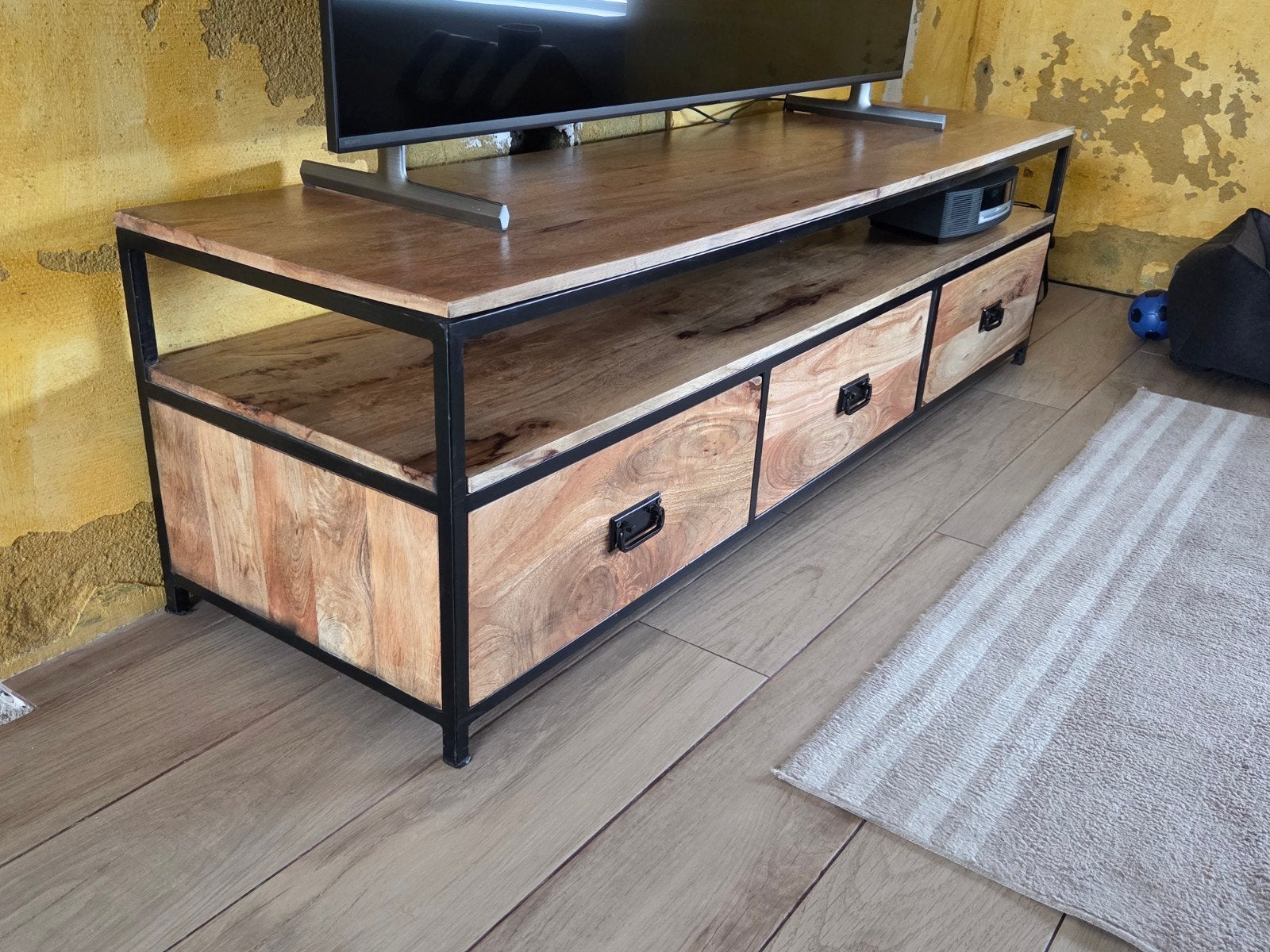 Mooie dressoir of tv kast, Ophalen, 150 tot 200 cm, Zo goed als nieuw, Minder dan 100 cm
