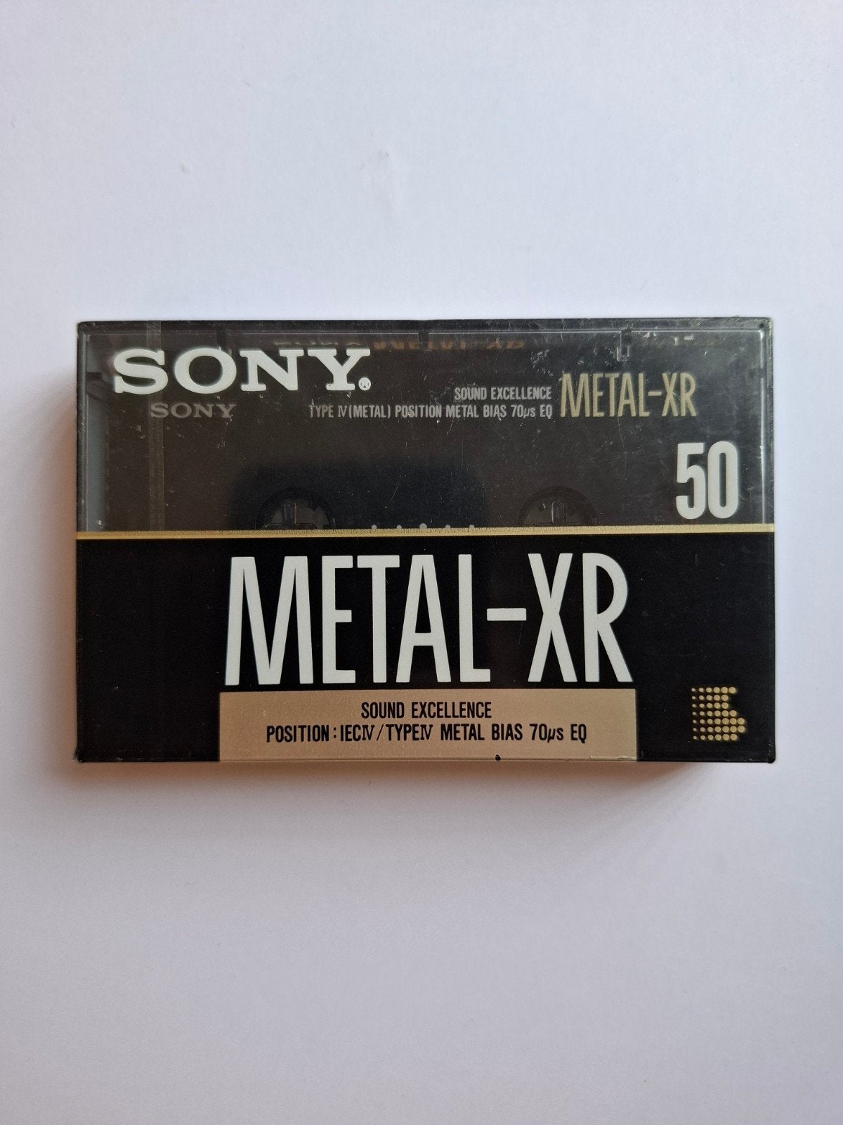 Sony Metal-XR 50 Metal Cassette - type IV, Overige genres, 1 bandje, Ophalen of Verzenden, Nieuw in verpakking