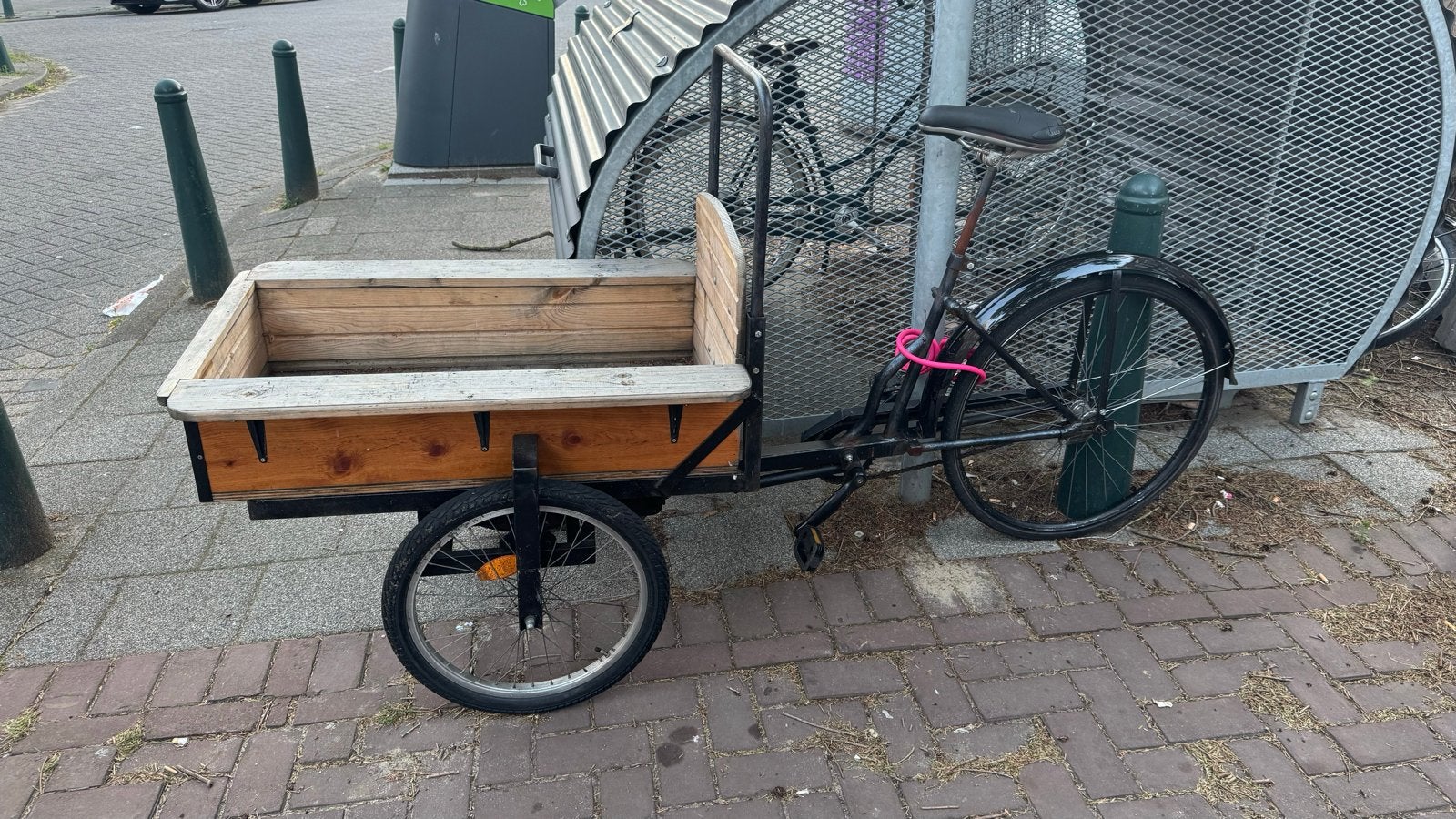 Functionele bakfiets, ideaal voor events of transport, Terugtraprem, Gebruikt, Goederen, Ophalen