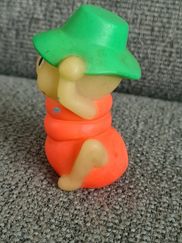 Glo friends worm glow in the dark vintage poppetje playskool, Gebruikt, Playskool hasbro., Ophalen of Verzenden, Nvt