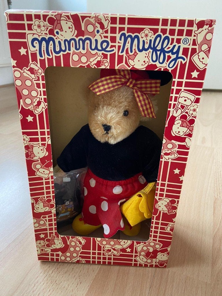 Muffy Vanderbear Disney Minnie Mouse, Verzamelen, Beren en Cherished Teddies, Ophalen of Verzenden, Zo goed als nieuw, Stoffen beer