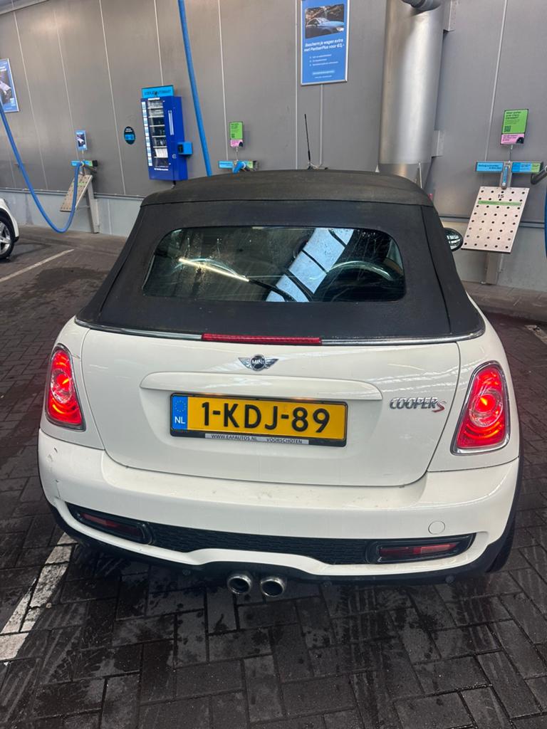 Mini 1.6 Cooper S Roadster AUT 2013 Wit, Auto's, Mini, 15 km/l, 4 cilinders, Cabriolet, 4 stoelen