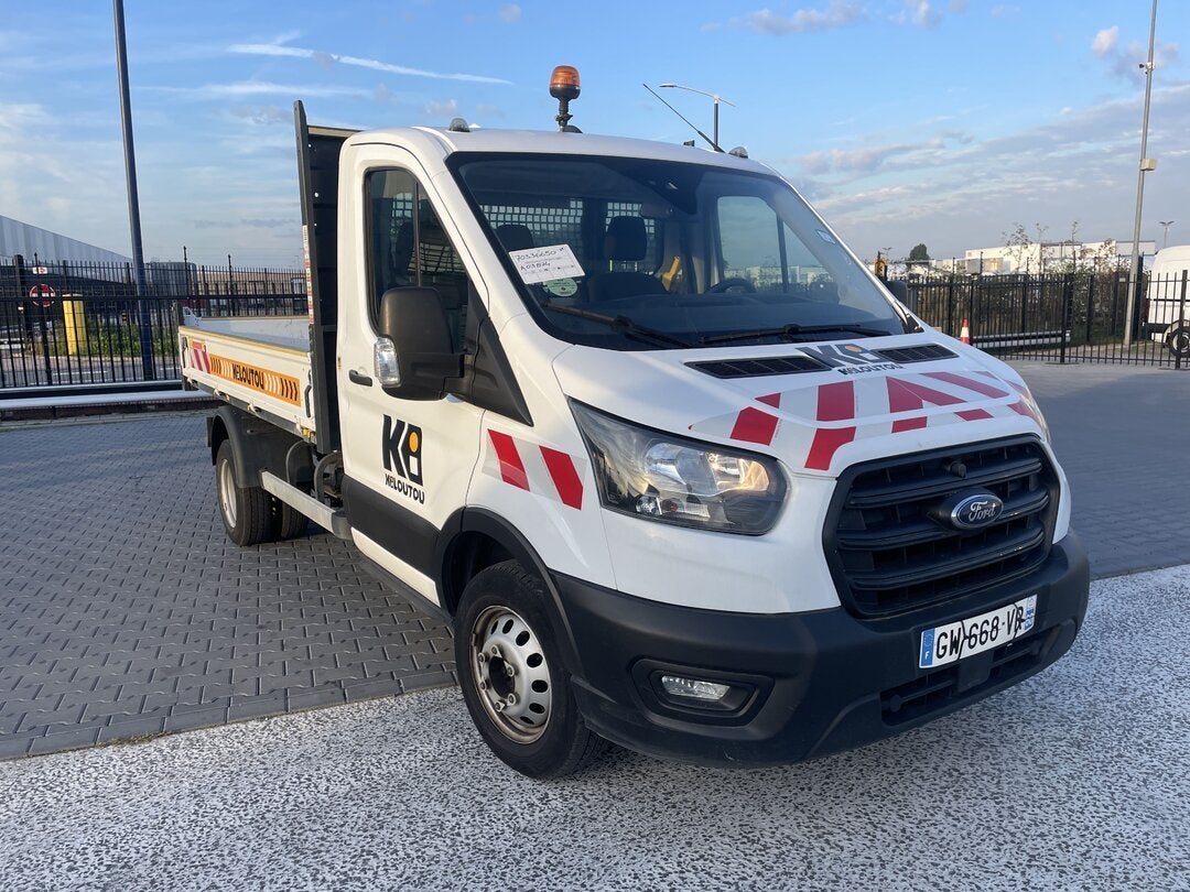 Ford Transit 165pk Tipper, Kipper, Dubbel Banden 3,5T 2024, Gebruikt, Euro 6, Overige kleuren, Bedrijf
