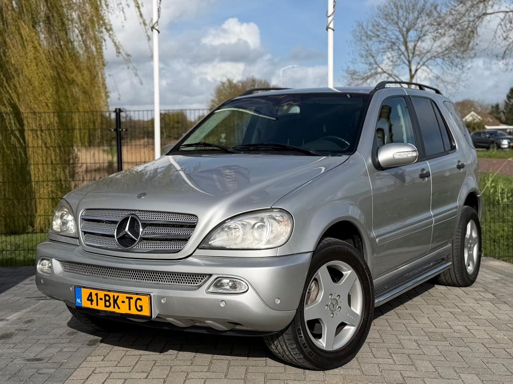 Mercedes-Benz M-klasse ML 270 CDI Grijs kenteken AUT / CLIMA, Auto's, Automaat, Gebruikt, Zwart, Stoelverwarming